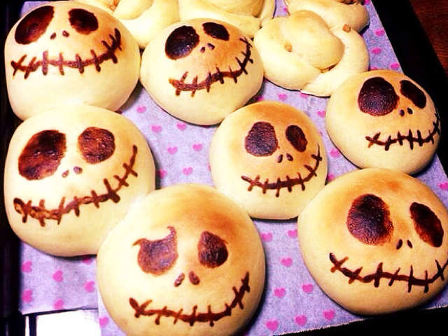 ハロウィン☆お菓子なジャックパン♪